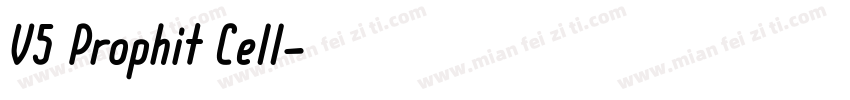 V5 Prophit Cell字体转换